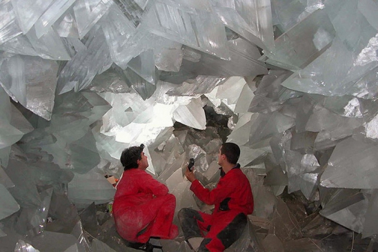 grotte de naica, Mexique, inspiration de la Chambre de Cristal - Tanagra
