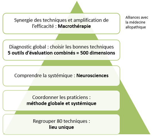Tanagra : l‘innovation de rupture en matière d‘épanouissement et prévention santé - Pyramide des valeurs ajoutées
